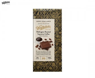 Whittaker's 惠特克 惠灵顿咖啡黑巧克力 100克